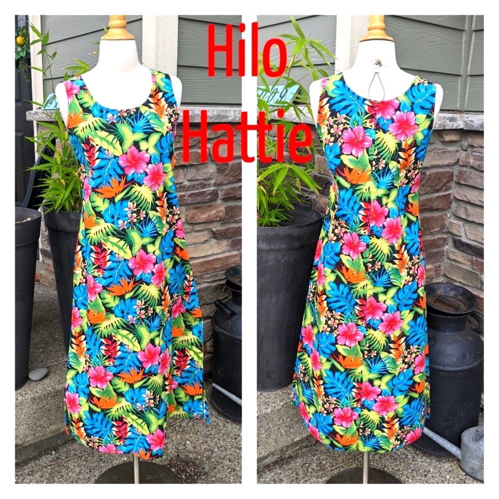 Vintage Hilo Hattie maxi dress - Picture 1 of 2